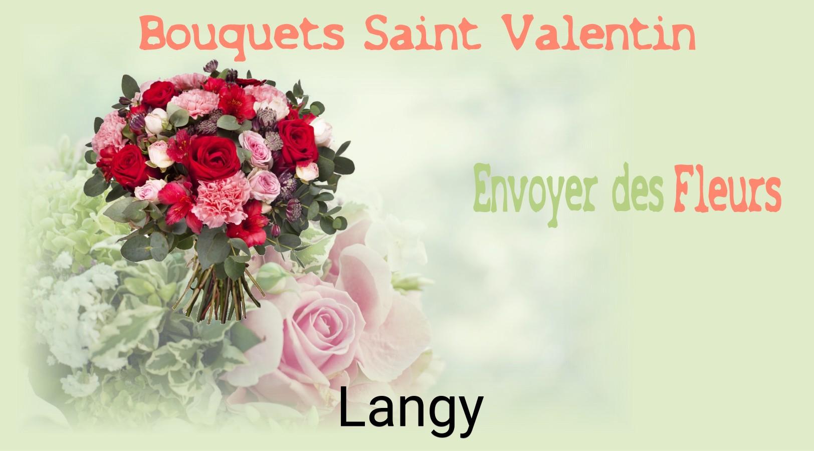 Roses de Saint-Valentin livrées à Langy